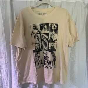 Taylor Swift Eras Tour Beige T-Shirt